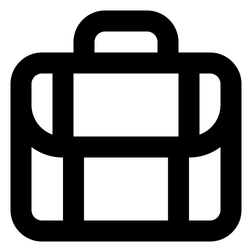 Briefcase, shopping, bag icon