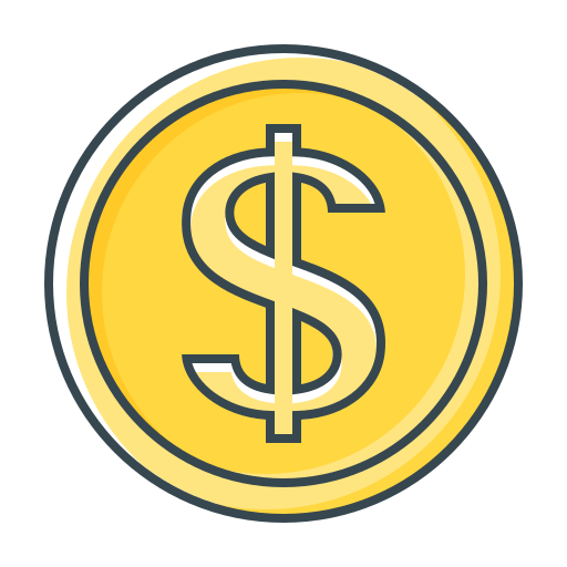 Cent, coin, currency, dollar, usd, valuta icon