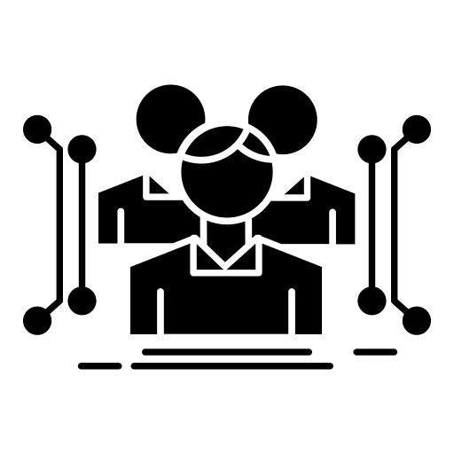 Anthropometry, body, cloud, computing, data, human, network icon