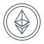 Currency and Cryptocurrency signs icon 64x64