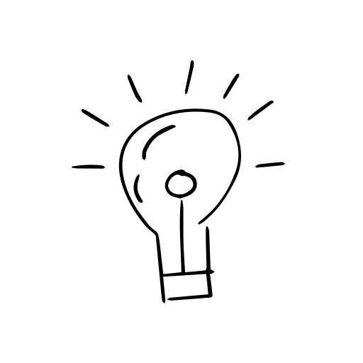 Idea, bulb, innovation, light icon