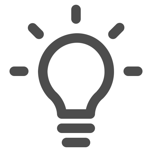 Bulb, idea, light, thought icon