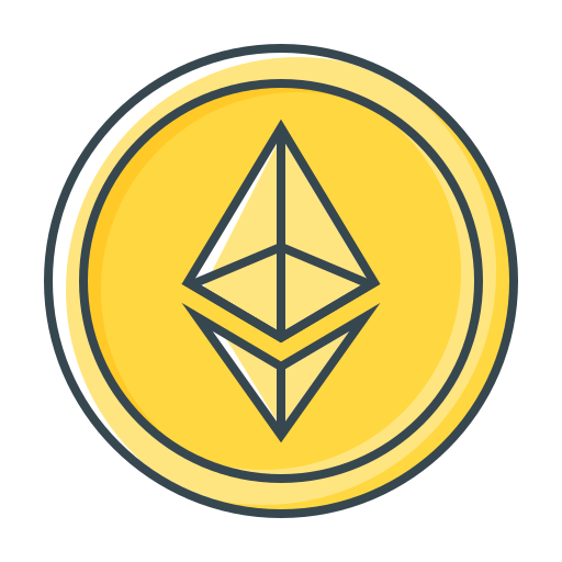 Coin, cryptocurrency, eth, ethereum icon
