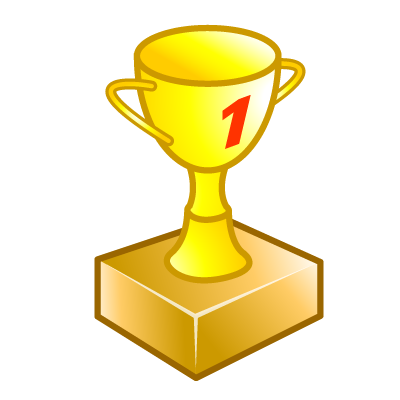 The best, trophy, win icon