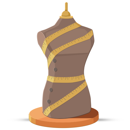 Measure, mannequin icon