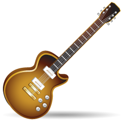 Guitar, instrument, music, rock icon