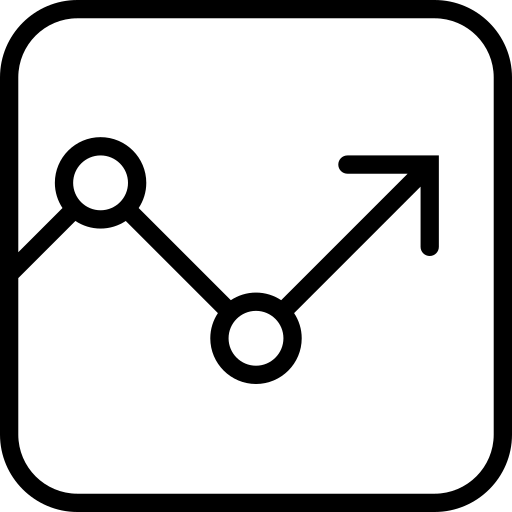 Business tools, graph, average, chart, level icon