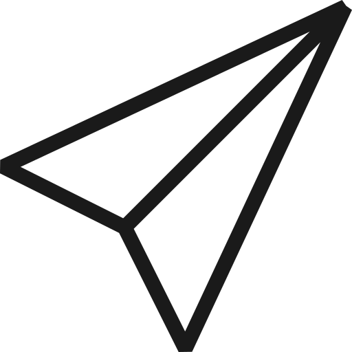 Go, paperplane, plane, send, message icon