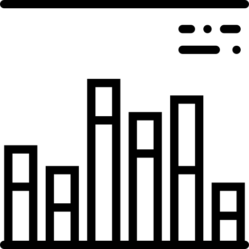 Business tools, graph, chart, level, stand graph icon