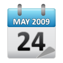 Calendar, may, 2009, event icon