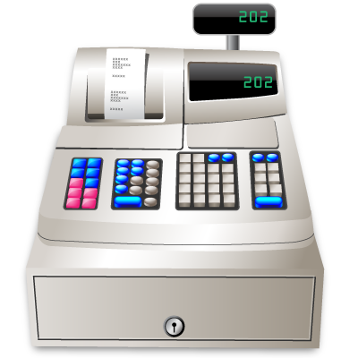 Cashbox, register icon