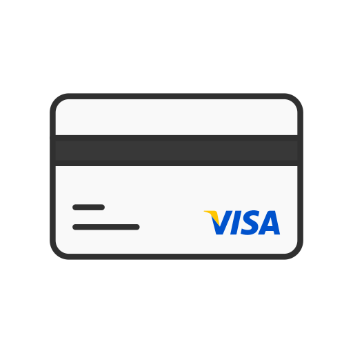 Atm card, credit card, debit card, visa card icon