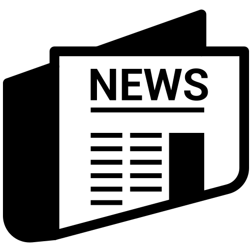 Current, events, news, newspaper icon