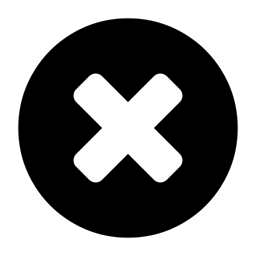 Circle, times icon