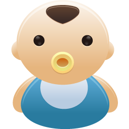 Baby, boy icon