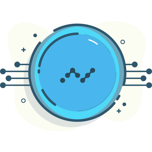 Crypto, cryptocurrencies, cryptocurrency, nano, nano currency icon