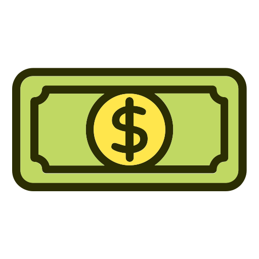 Bank, cash, coin, dollar, money, payment icon