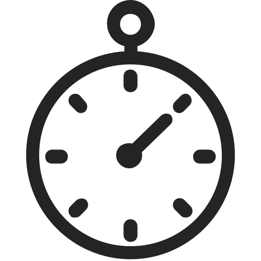 Chronometer, fast, quick, stopwatch, timer icon