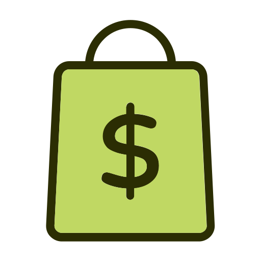 Bank, cash, coin, dollar, money, payment icon