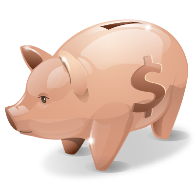 Bank, piggy icon
