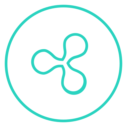 Coin, cryptocurrency, currency, digital currency, ripple icon