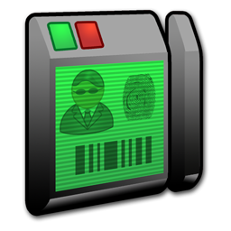 Card, reader, security icon