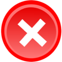 Delete, exit, remove icon