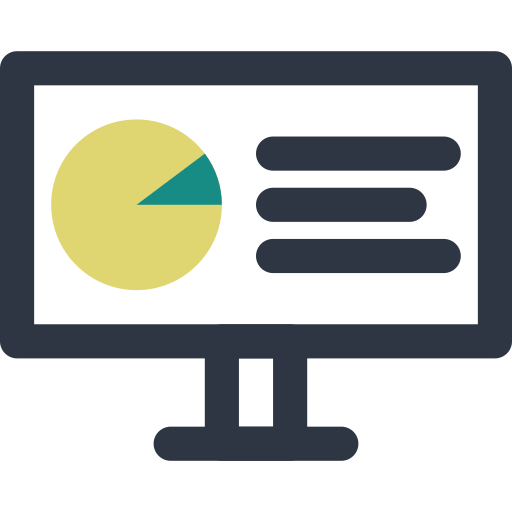 Display, office, presentation icon