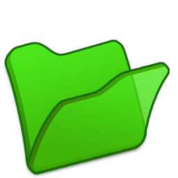 Folder, green icon