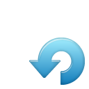 Sub, blue, rotate, ccw icon