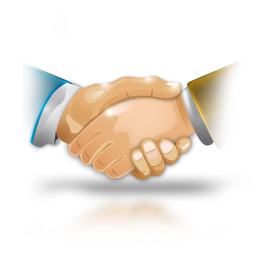 Partnership, hand icon