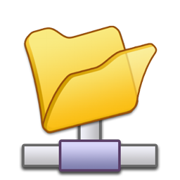 Folder, network icon