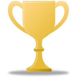 Gold, trophy icon