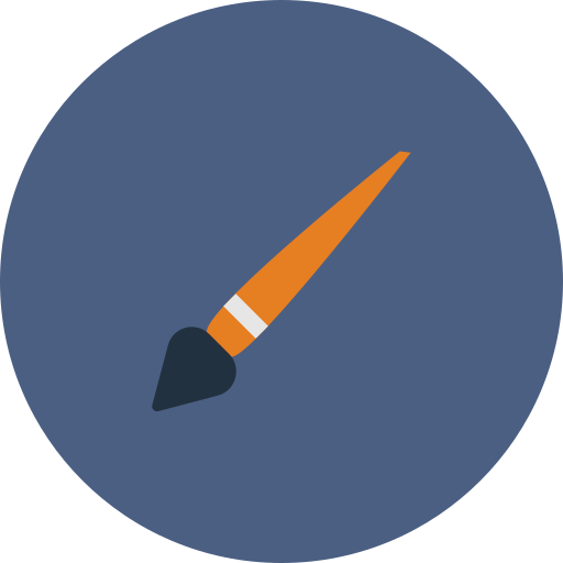 Brush, art, design, draw, drawing icon