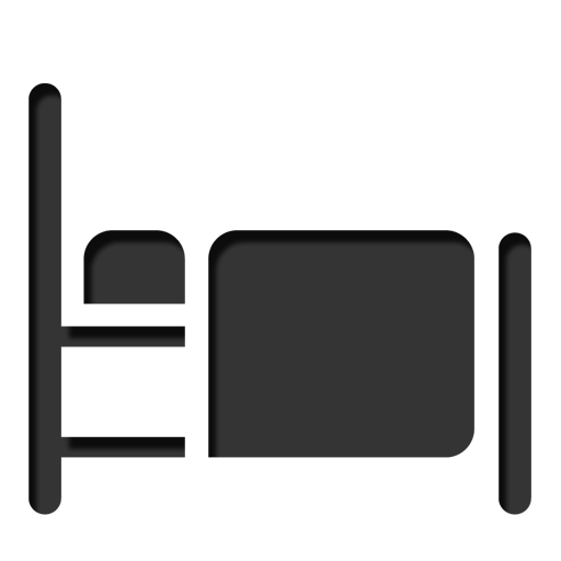 Bed, cards, pci, sleep icon