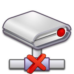 Drive, error, network icon