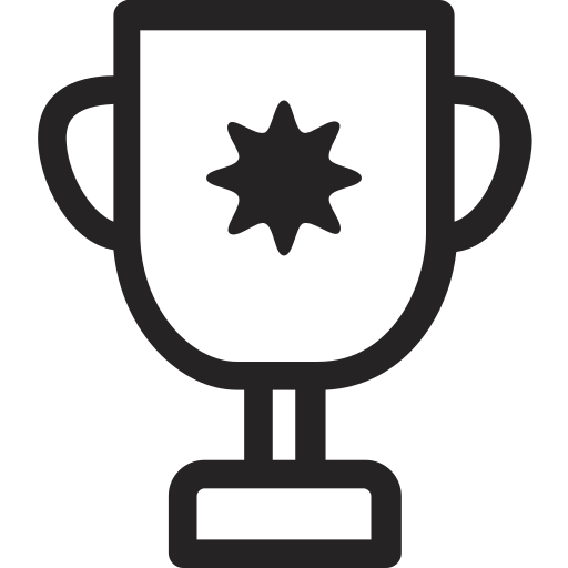 Award, prize, cup, trophy, winner icon