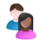 Gender, mixed, race, users icon