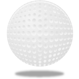 Ball, golf, sport icon