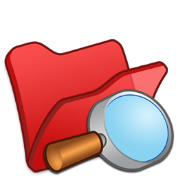 Explorer, folder, red icon
