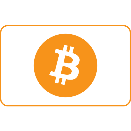 Bitcoin, card, cash, checkout, online shopping, payment method, service icon