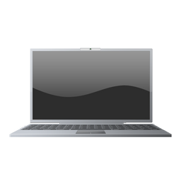 Ordinateur, portable, eteint icon