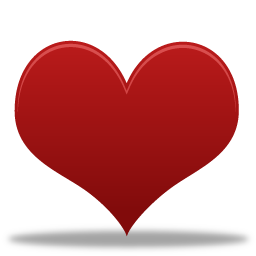 Game, hearts icon