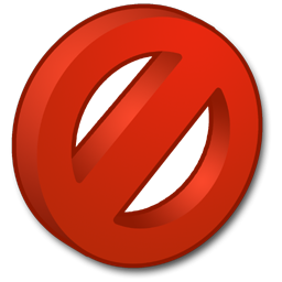 Forbidden icon