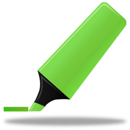 Green, highlightmarker icon