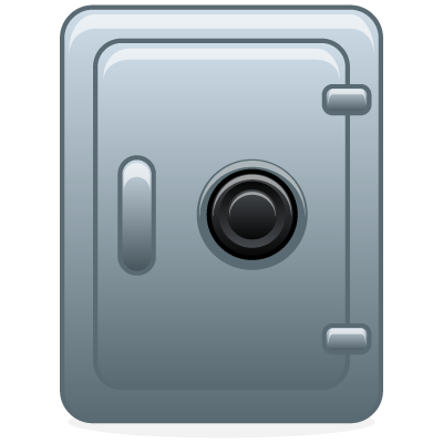 Accounting, safety box icon