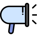 megaphone,marketing,communications,promotion,shout,bullhorn,protest,announcer,loudspeaker ok 