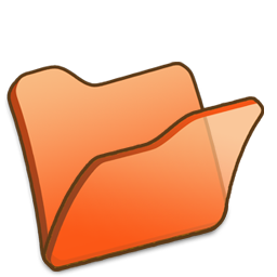 Folder, orange icon