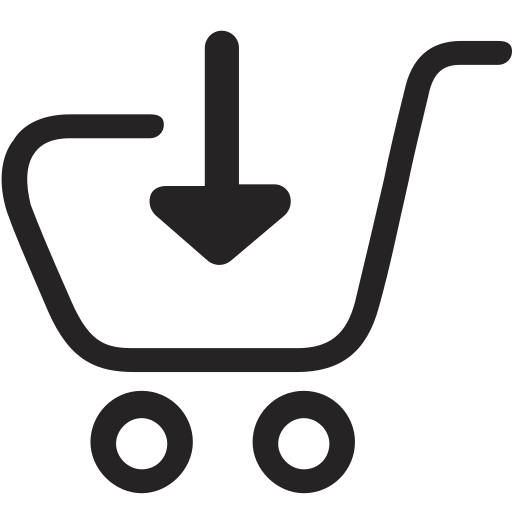 Shopping, trolley, ecommerce icon