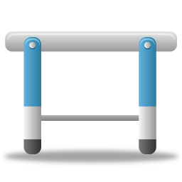 Hurdle, sport icon